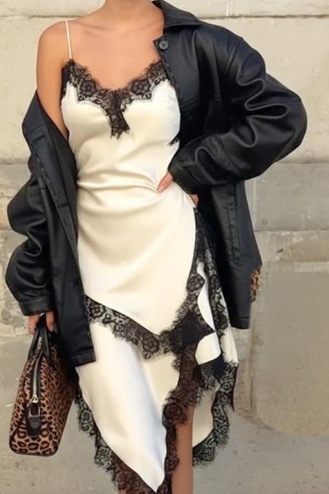 Φόρεμα TOLSIONA, Χρώμα: εκρού, IVET.EU - Εκπτώσεις έως -80%