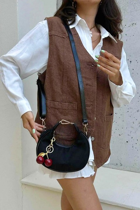 Γυναικεία τσάντα CHEROTA BLACK, Χρώμα: μαύρο, IVET.EU - Εκπτώσεις έως -80%