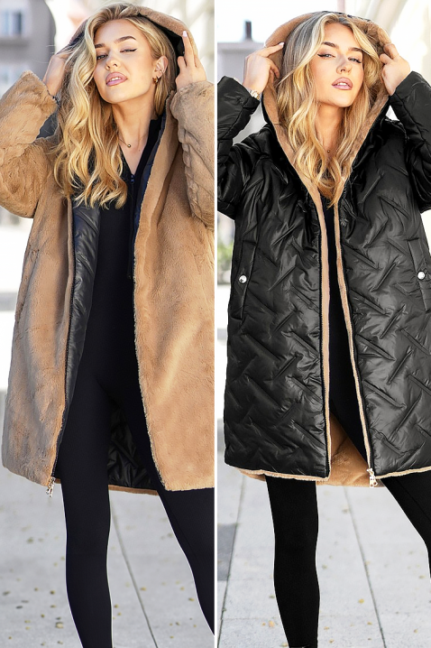 Διπλής όψης μπουφάν VEXORDA, Χρώμα: μαύρο, IVET.EU - Εκπτώσεις έως -80%