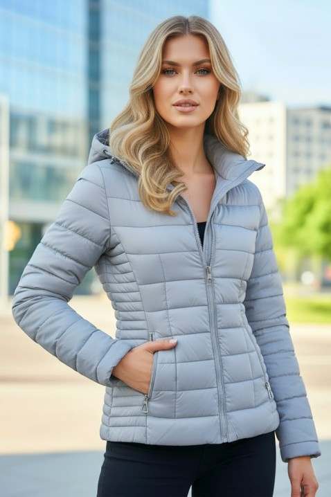 Μπουφάν DEFIONA GREY - Μπουφάν | Ivet.EU Μπουφάν DEFIONA GREY, Χρώμα: γκρι, IVET.EU - Εκπτώσεις έως -80%