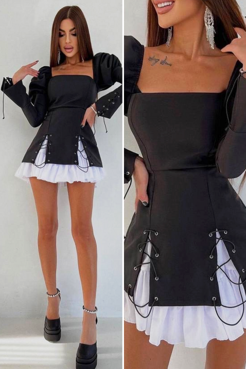 Φόρεμα TREBINISA, Χρώμα: μαύρο, IVET.EU - Εκπτώσεις έως -80%