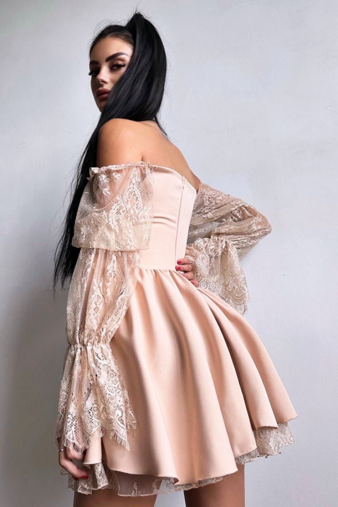 Φόρεμα HLONDINA PUDRA - Κοντά φορέματα | Ivet.EU Φόρεμα HLONDINA PUDRA, Χρώμα: πούδρα, IVET.EU - Εκπτώσεις έως -80%