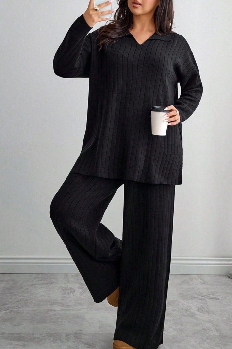 Σύνολο MAKSINA BLACK - Καθημερινά σύνολα | Ivet.EU Σύνολο MAKSINA BLACK, Χρώμα: μαύρο, IVET.EU - Εκπτώσεις έως -80%