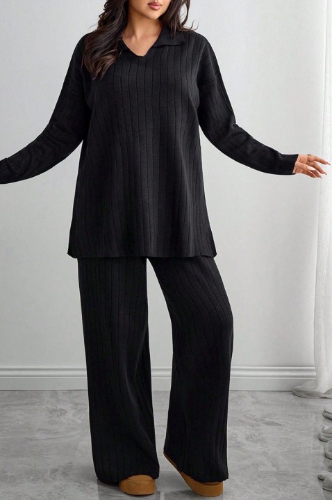 Σύνολο MAKSINA BLACK - Καθημερινά σύνολα | Ivet.EU Σύνολο MAKSINA BLACK, Χρώμα: μαύρο, IVET.EU - Εκπτώσεις έως -80%