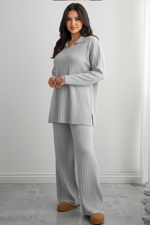 Σύνολο MAKSINA GREY - Καθημερινά σύνολα | Ivet.EU Σύνολο MAKSINA GREY, Χρώμα: γκρι, IVET.EU - Εκπτώσεις έως -80%