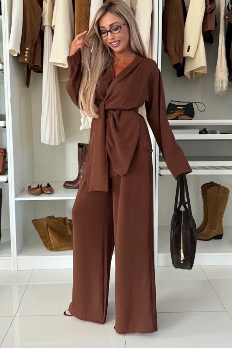 Σύνολο GOLZARFA BROWN, Χρώμα: καφέ, IVET.EU - Εκπτώσεις έως -80%