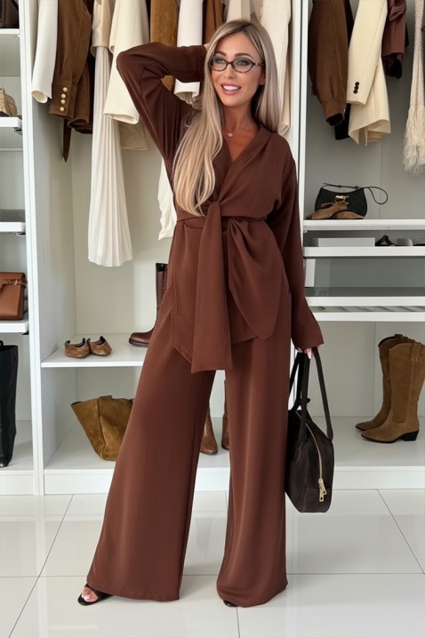 Σύνολο GOLZARFA BROWN, Χρώμα: καφέ, IVET.EU - Εκπτώσεις έως -80%