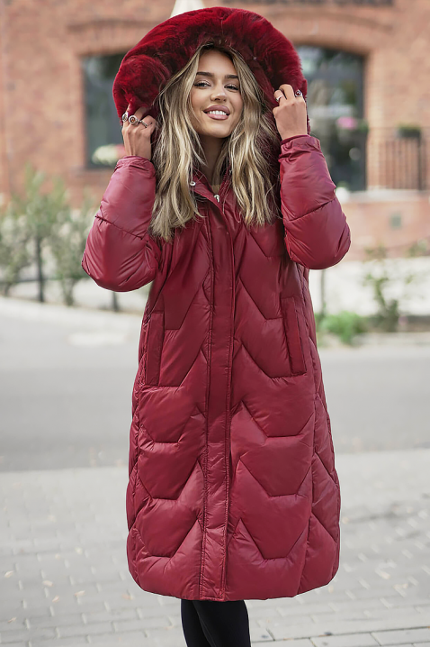 Μπουφάν TEROLTA BORDO, Χρώμα: μπορντό, IVET.EU - Εκπτώσεις έως -80%