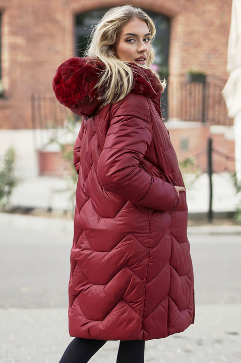 Μπουφάν TEROLTA BORDO, Χρώμα: μπορντό, IVET.EU - Εκπτώσεις έως -80%