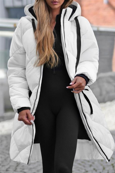 Μπουφάν SIBELZA WHITE - Μπουφάν | Ivet.EU Μπουφάν SIBELZA WHITE, Χρώμα: άσπρο, IVET.EU - Εκπτώσεις έως -80%