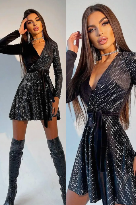 Φόρεμα ANBERSA, Χρώμα: μαύρο, IVET.EU - Εκπτώσεις έως -80%