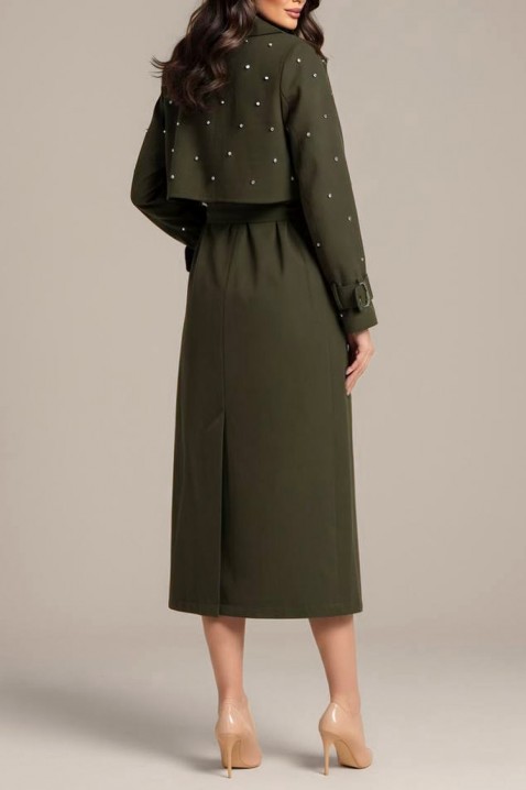 Καμπαρντίνα RODILDA KHAKI, Χρώμα: χακί, IVET.EU - Εκπτώσεις έως -80%