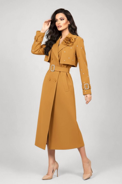 Καμπαρντίνα RODILDA BEIGE, Χρώμα: μπεζ, IVET.EU - Εκπτώσεις έως -80%