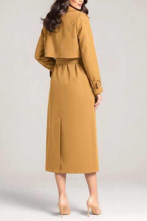 Καμπαρντίνα RODILDA BEIGE, Χρώμα: μπεζ, IVET.EU - Εκπτώσεις έως -80%