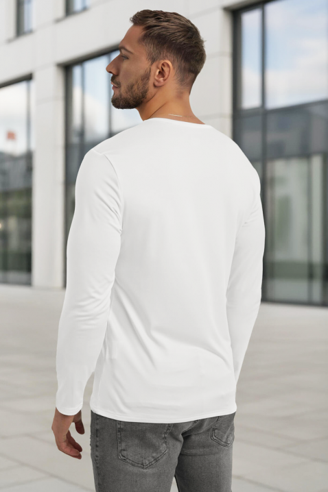 Ανδρική μπλούζα GLOMERZO WHITE, Χρώμα: άσπρο, IVET.EU - Εκπτώσεις έως -80%