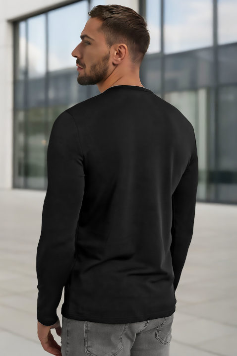 Ανδρική μπλούζα GLOMERZO BLACK, Χρώμα: μαύρο, IVET.EU - Εκπτώσεις έως -80%