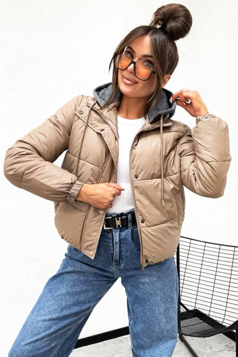 Μπουφάν RINVEDA BEIGE, Χρώμα: μπεζ, IVET.EU - Εκπτώσεις έως -80%