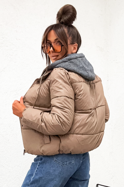 Μπουφάν RINVEDA BEIGE, Χρώμα: μπεζ, IVET.EU - Εκπτώσεις έως -80%