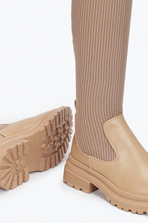 Μπότες AMORINDA, Χρώμα: μπεζ, IVET.EU - Εκπτώσεις έως -80%