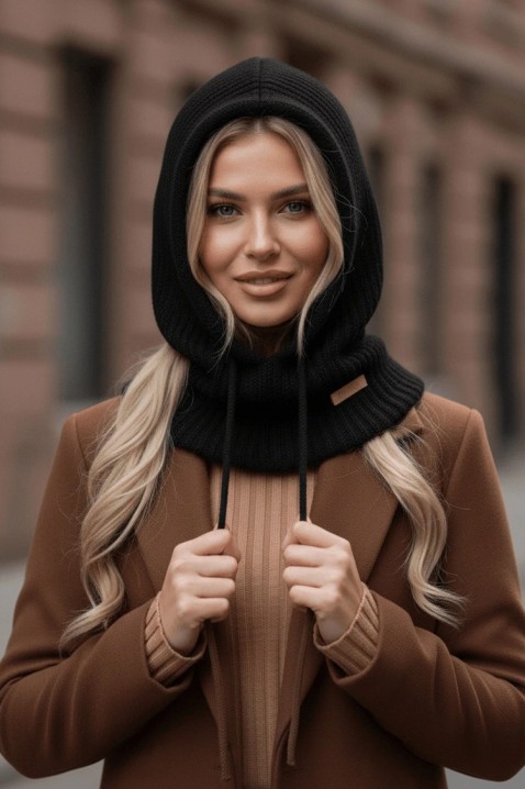 Σκουφάκι KAPILDA BLACK, Χρώμα: μαύρο, IVET.EU - Εκπτώσεις έως -80%