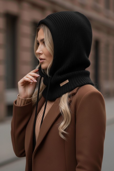 Σκουφάκι KAPILDA BLACK, Χρώμα: μαύρο, IVET.EU - Εκπτώσεις έως -80%