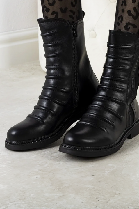 Γυναικεία μποτάκια TELVORTA, Χρώμα: μαύρο, IVET.EU - Εκπτώσεις έως -80%