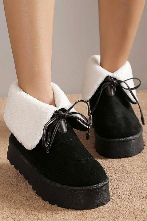 Γυναικεία μποτάκια ABESINA, Χρώμα: μαύρο, IVET.EU - Εκπτώσεις έως -80%