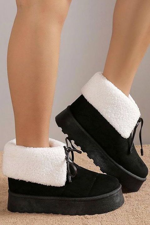 Γυναικεία μποτάκια ABESINA, Χρώμα: μαύρο, IVET.EU - Εκπτώσεις έως -80%