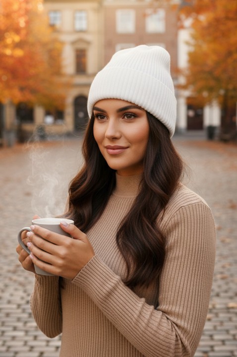 Σκουφάκι SNEROLZA WHITE, Χρώμα: άσπρο, IVET.EU - Εκπτώσεις έως -80%