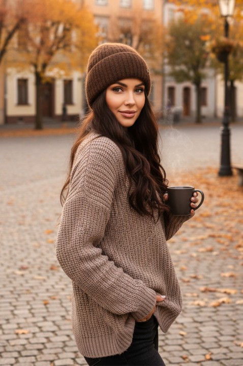 Σκουφάκι HELDRINZA BROWN, Χρώμα: καφέ, IVET.EU - Εκπτώσεις έως -80%