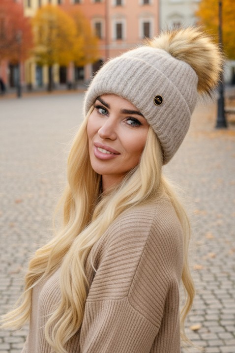 Σκουφάκι GORLEZKA GREY, Χρώμα: γκρι, IVET.EU - Εκπτώσεις έως -80%