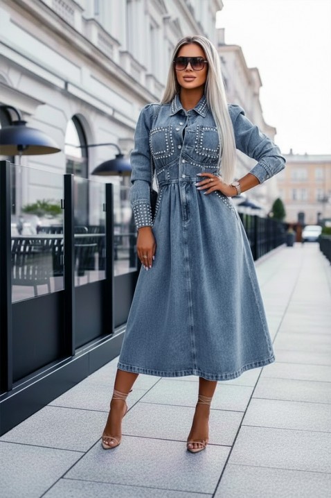 Φόρεμα BRALVENZA - Μακριά φορέματα | Ivet.EU Φόρεμα BRALVENZA, Χρώμα: μπλε, IVET.EU - Εκπτώσεις έως -80%