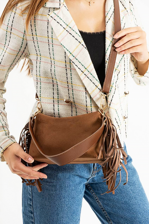 Γυναικεία τσάντα ROLVENDA CAMEL, Χρώμα: ανοιχτό καφέ, IVET.EU - Εκπτώσεις έως -80%