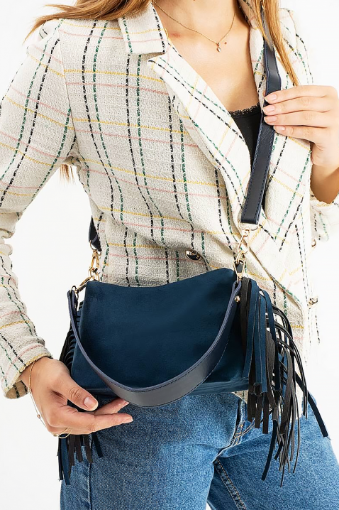 Γυναικεία τσάντα ROLVENDA NAVY, Χρώμα: σκούρο μπλε, IVET.EU - Εκπτώσεις έως -80%