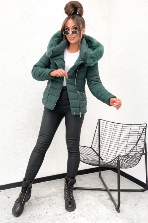 Μπουφάν ZOLTERNA GREEN, Χρώμα: πράσινο, IVET.EU - Εκπτώσεις έως -80%