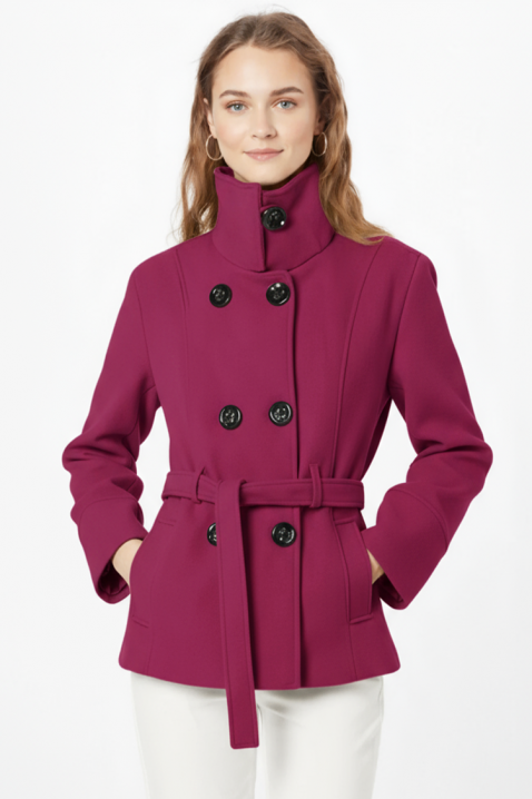 Παλτό BLENZINA BORDO, Χρώμα: μπορντό, IVET.EU - Εκπτώσεις έως -80%