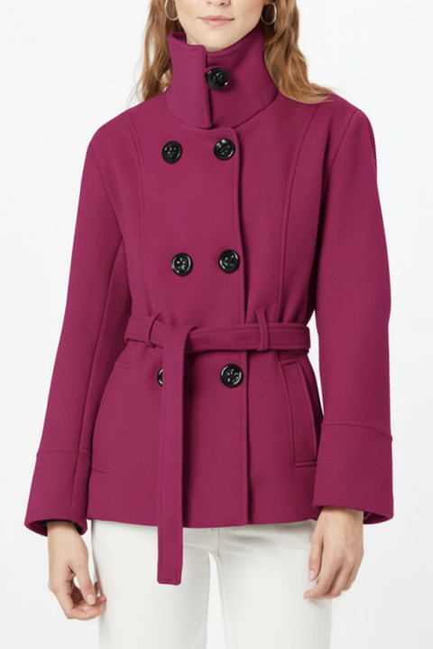 Παλτό BLENZINA BORDO, Χρώμα: μπορντό, IVET.EU - Εκπτώσεις έως -80%