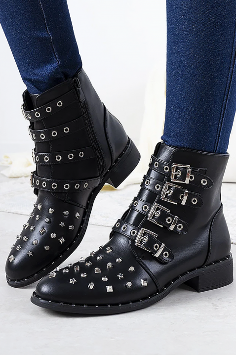 Γυναικεία μποτάκια BERINSA, Χρώμα: μαύρο, IVET.EU - Εκπτώσεις έως -80%