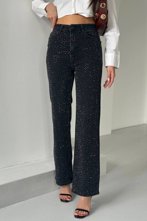 Τζιν SEFIRENA BLACK, Χρώμα: μαύρο, IVET.EU - Εκπτώσεις έως -80%