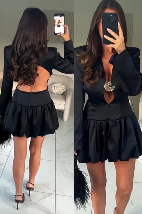 Φόρεμα LONBREDA, Χρώμα: μαύρο, IVET.EU - Εκπτώσεις έως -80%