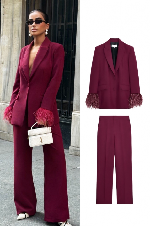 Σύνολο BROVELDA, Χρώμα: μπορντό, IVET.EU - Εκπτώσεις έως -80%