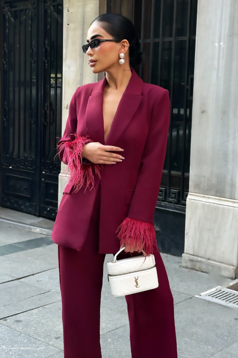 Σύνολο BROVELDA, Χρώμα: μπορντό, IVET.EU - Εκπτώσεις έως -80%