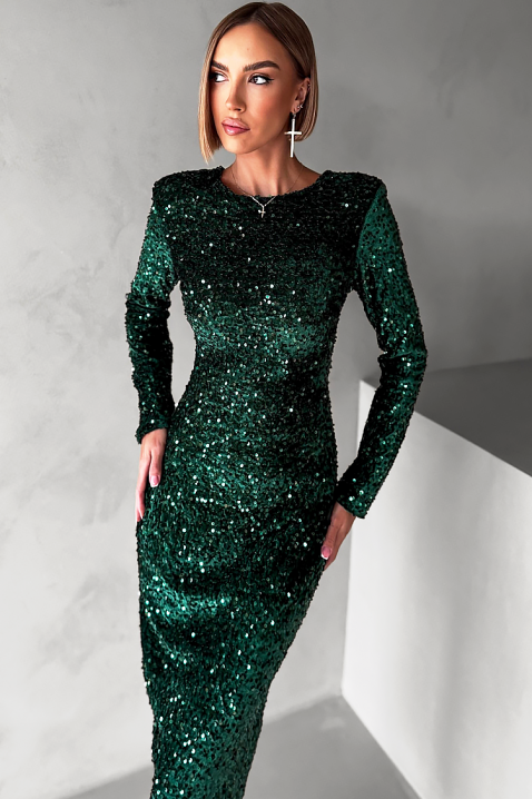 Φόρεμα JOLINZA GREEN, Χρώμα: πράσινο, IVET.EU - Εκπτώσεις έως -80%