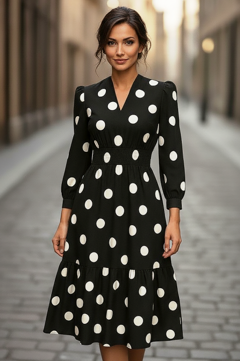 Φόρεμα TRONZINA, Χρώμα: μαύρο, IVET.EU - Εκπτώσεις έως -80%