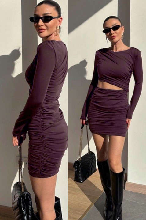 Φόρεμα VELNEDA PURPLE, Χρώμα: μωβ, IVET.EU - Εκπτώσεις έως -80%