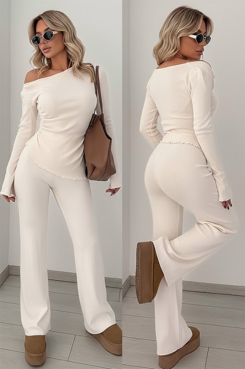 Σύνολο ABENITA ECRU, Χρώμα: εκρού, IVET.EU - Εκπτώσεις έως -80%