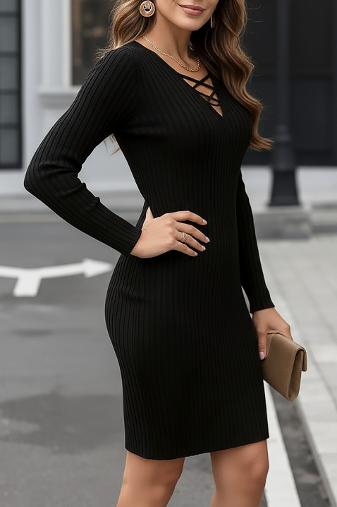 Φόρεμα TEBRINSA, Χρώμα: μαύρο, IVET.EU - Εκπτώσεις έως -80%