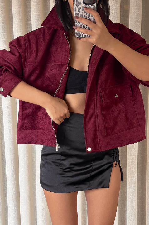 Μπουφάν REMZINA BORDO, Χρώμα: μπορντό, IVET.EU - Εκπτώσεις έως -80%