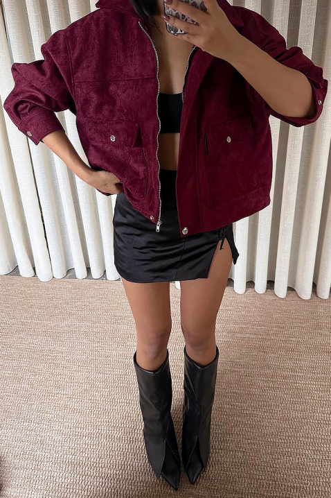 Μπουφάν REMZINA BORDO, Χρώμα: μπορντό, IVET.EU - Εκπτώσεις έως -80%