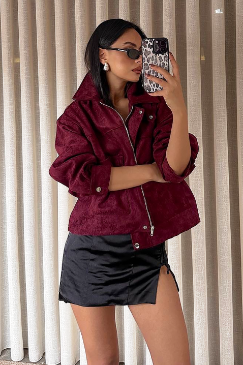 Μπουφάν REMZINA BORDO, Χρώμα: μπορντό, IVET.EU - Εκπτώσεις έως -80%